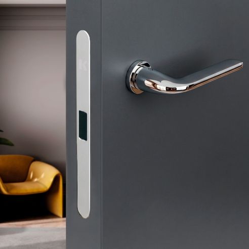Kombo Box Colombo Design con maniglia Roboquattro minimale e Serratura SpinOff Krona Koblenz cromo