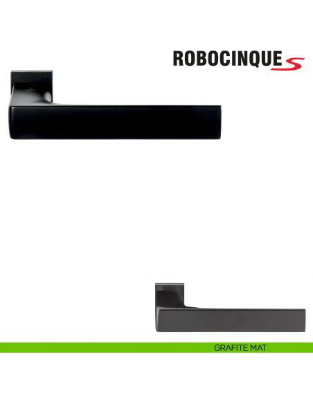 Kombo Box Colombo Design con maniglia Robocinque S minimale e Serratura SpinOff Krona Koblenz grafite mat