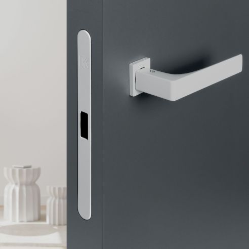 Kombo Box Colombo Design con maniglia Robocinque S minimale e Serratura SpinOff Krona Koblenz biancomat