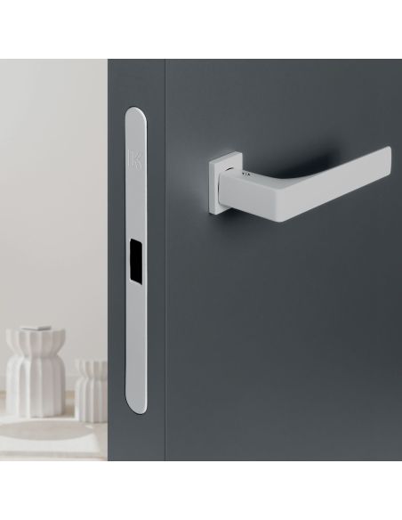 Kombo Box Colombo Design con maniglia Robocinque S minimale e Serratura SpinOff Krona Koblenz biancomat