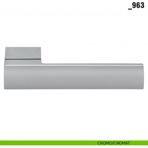 Kombo Box Colombo Design con maniglia 963 e Serratura SpinOff Krona Koblenz cromo/cromat