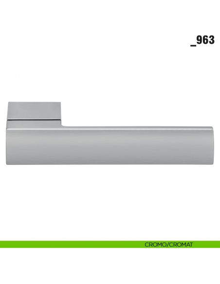Kombo Box Colombo Design con maniglia 963 e Serratura SpinOff Krona Koblenz cromo/cromat