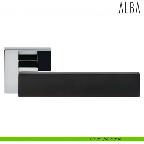 Kombo Box Colombo Design con maniglia Alba e Serratura SpinOff Krona Koblenz cromo/neromat