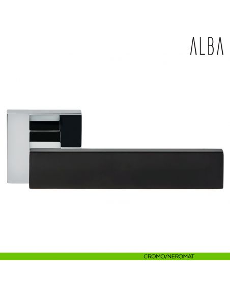 Kombo Box Colombo Design con maniglia Alba e Serratura SpinOff Krona Koblenz cromo/neromat