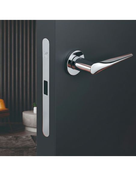 Kombo Box Colombo Design con maniglia Peak e Serratura SpinOff Krona Koblenz cromo