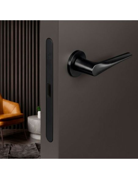Kombo Box Colombo Design con maniglia Peak e Serratura SpinOff Krona Koblenz neromat