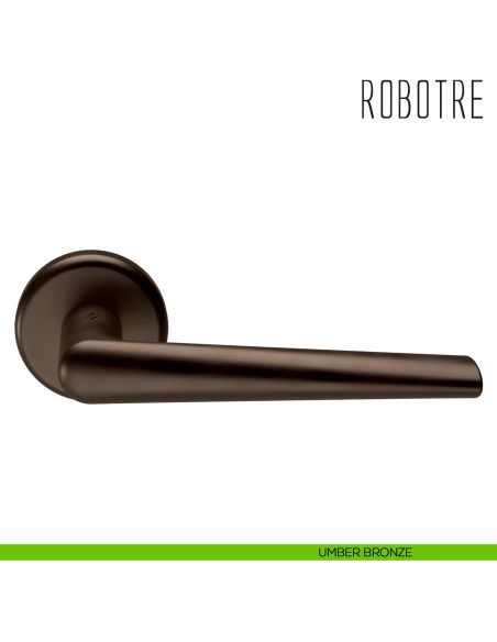 Kombo Box Colombo Design con maniglia Robotre e Serratura SpinOff Krona Koblenz umber bronze
