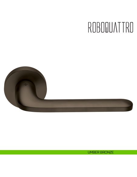 Kombo Box Colombo Design con maniglia Roboquattro e Serratura SpinOff Krona Koblenz umber bronze