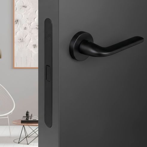 Kombo Box Colombo Design con maniglia Roboquattro e Serratura SpinOff Krona Koblenz neromat