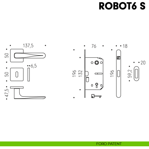 Kombo Box Colombo Design con maniglia Robot6 S e Serratura SpinOff Krona Koblenz foro patent