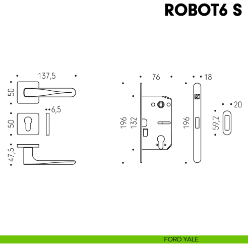 Kombo Box Colombo Design con maniglia Robot6 S e Serratura SpinOff Krona Koblenz foro yale