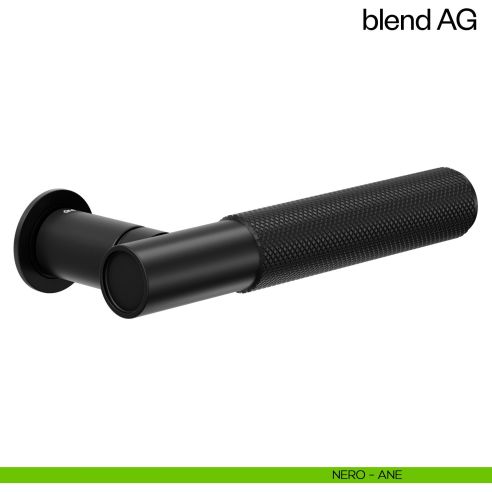 Maniglia per porta Blend AG dnd handles con rosetta minimale Unico nero