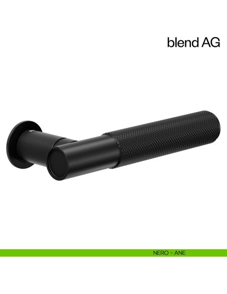 Maniglia per porta Blend AG dnd handles con rosetta minimale Unico nero