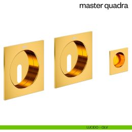 Maniglia incasso Master Quadra con foro chiave e serratura dnd 2