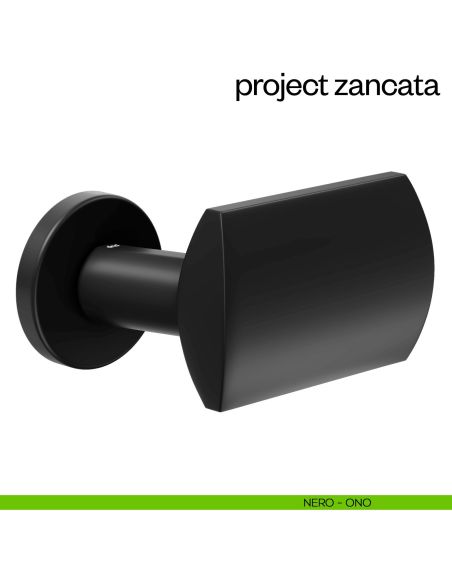 Maniglia per porta Project Zancata dnd Handles nero