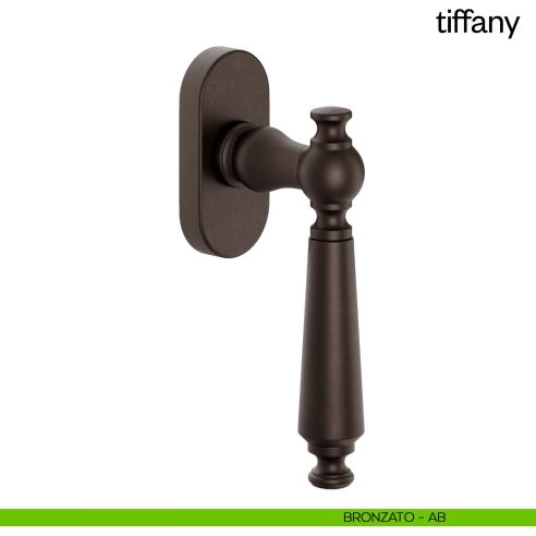 Maniglia per finestra martellina DK Tiffany dnd bronzato