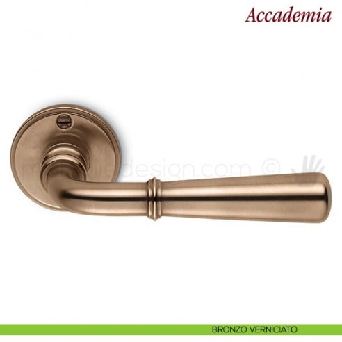 Maniglia per porta Accademia Antologhia senza molla bronzo verniciato