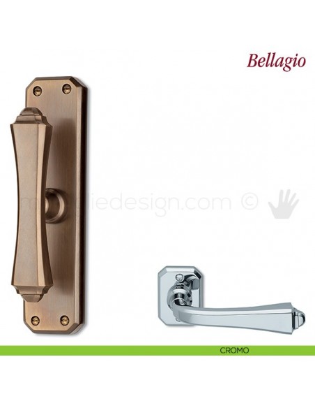 Maniglia per finestra cremonese Bellagio Antologhia cromo