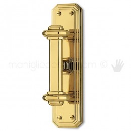 Maniglia per finestra cremonese Busiri Antologhia con placca bassa