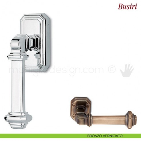 Maniglia per finestra martellina DK Busiri Antologhia bronzo verniciato