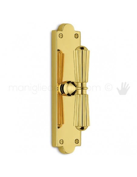 Maniglia per finestra cremonese Capri Antologhia con placca bassa