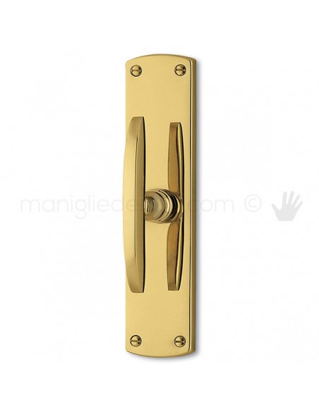 Maniglia per finestra cremonese Firenze Antologhia con placca bassa