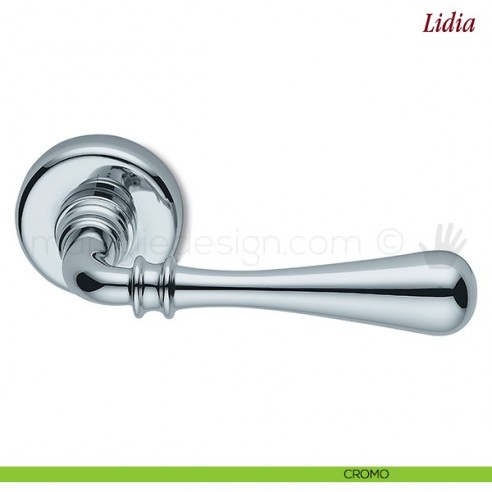 Maniglia per porta Lidia Antologhia con molla cromo