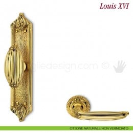 Maniglia per finestra cremonese Louis XVI Antologhia con placca bassa 2