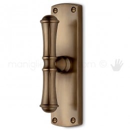 Maniglia per finestra cremonese Venezia Antologhia con placca bassa