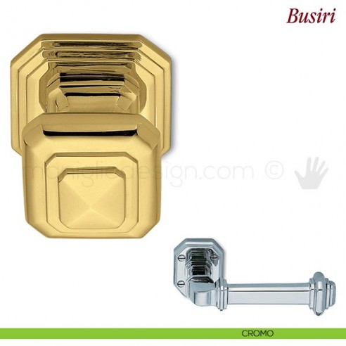Pomello per porta Busiri fisso Antologhia cromo
