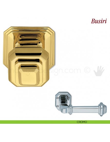 Pomello per porta Busiri fisso Antologhia cromo