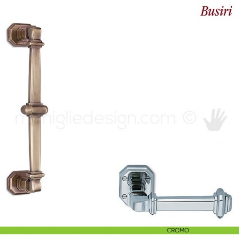 Maniglione per porta Busiri Antologhia cromo