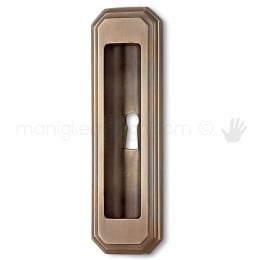 Maniglia per porta scorrevole Busiri Antologhia con foro chiave