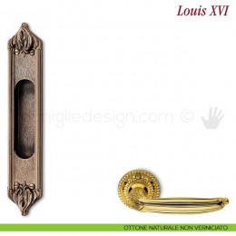 Maniglia per porta scorrevole Louis XVI Antologhia senza foro chiave 2