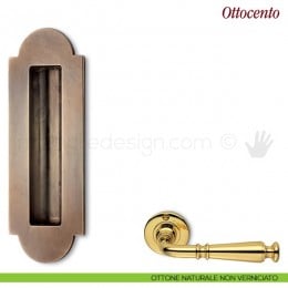 Maniglia per porta scorrevole Ottocento Antologhia senza foro chiave 2