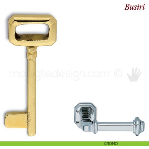 Chiave per porta interna Busiri Antologhia cromo