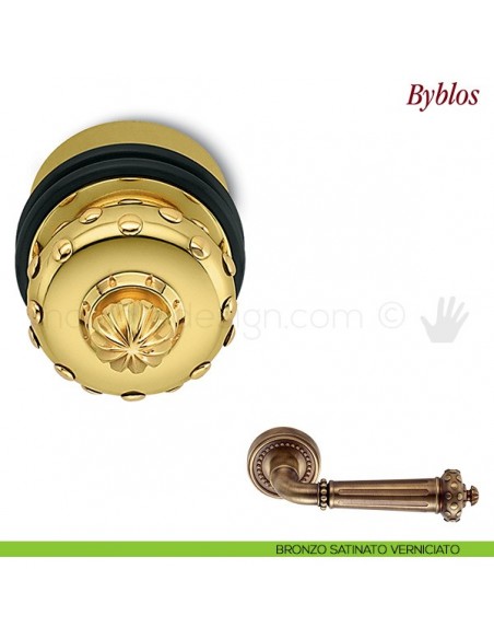 Fermaporta Byblos Antologhia bronzo satinato verniciato