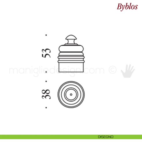 Fermaporta Byblos Antologhia disegno