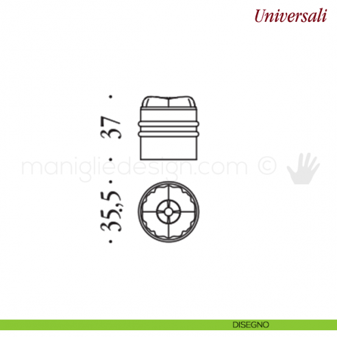 Fermaporta Universal Antologhia disegno