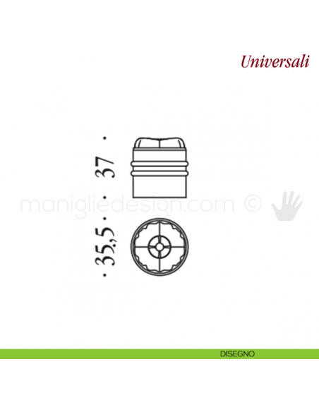 Fermaporta Universal Antologhia disegno