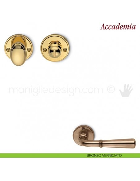 Nottolino per porta Antologhia KAC19 BZG 6B bronzo verniciato