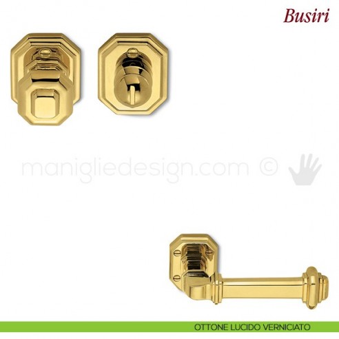 Nottolino per porta Antologhia KBU19 BZG 6B ottone lucido verniciato