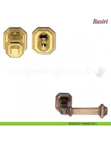 Nottolino per porta Antologhia KBU19 BZG 6B bronzo verniciato