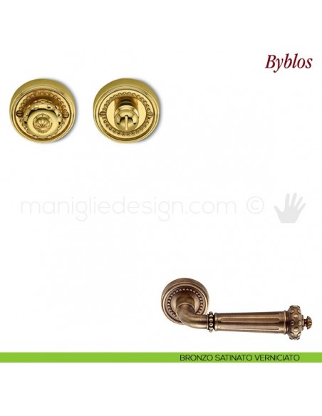 Nottolino per porta Antologhia KBY19 BZG 6GB bronzo satinato verniciato