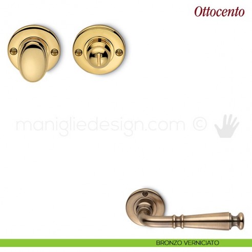 Nottolino per porta Antologhia KOT19 BZG 6B bronzo verniciato