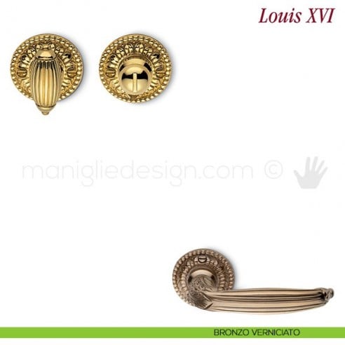 Nottolino per porta Antologhia KLU19 BZG 6B bronzo verniciato