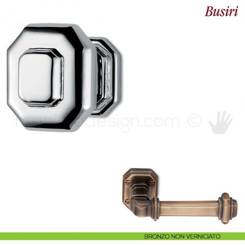 Pomello per mobile Busiri Antologhia bronzo non verniciato