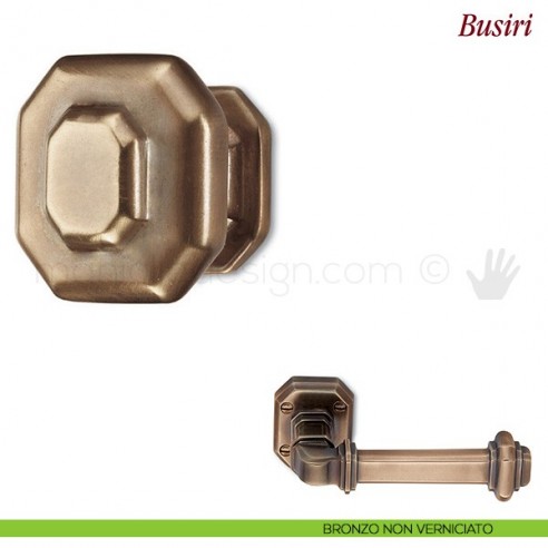 Pomello per mobile Busiri Antologhia bronzo non verniciato
