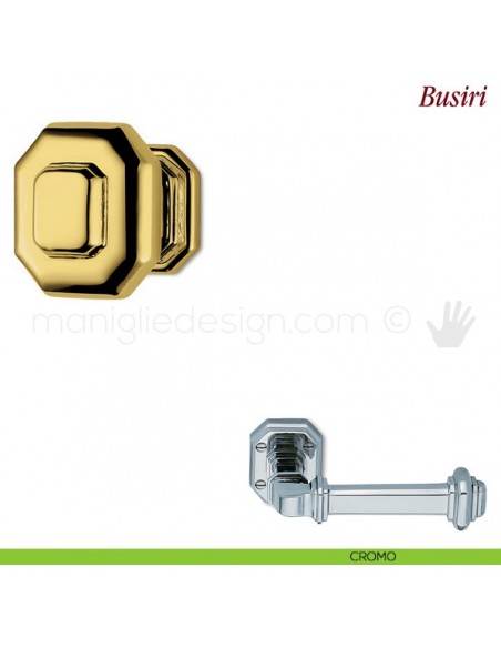 Pomello per mobile Busiri Antologhia cromo