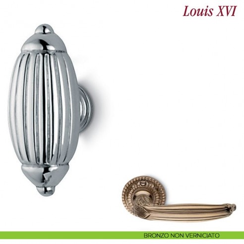 Pomello per mobile Louis XVI Antologhia bronzo non verniciato